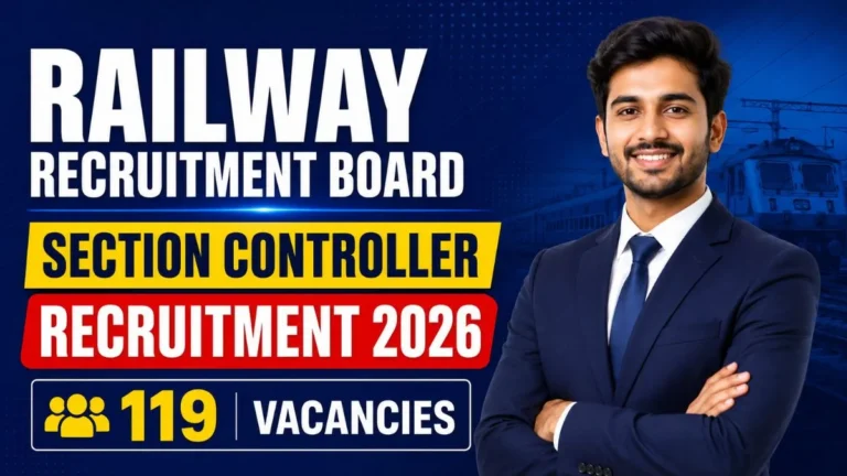 Railway RRB Section Controller Online Form 2026