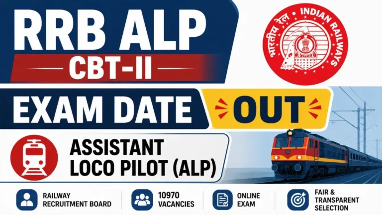 RRB ALP CBT-II Exam Date 2026 – Out